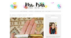 Desktop Screenshot of mrspriss.com